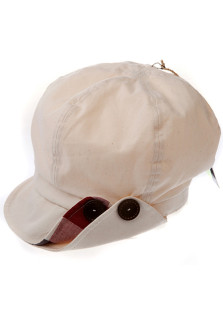 Buttons Decoration Cotton Sun Hat