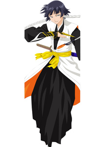 Toussaint Cosplay Costume de 2ème département capitaine Soifon dans bleach