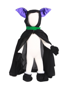 Costume Halloween chauve-souris noir pour bébé unisexe
