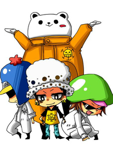 Toussaint Cosplay Costume unique une pièce Strong World Trafalgar Law