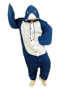 Confortable pyjama d'une à capuche comme requin