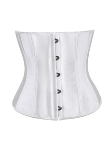 Populaire bustier féminin sexy en satin détail armature avec lacets sans bretelles