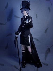 Toussaint Cosplay Costumecomme Ciel Phantomhive dans Black Butler