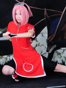 Naruto Haruno Sakura Toussaint Cosplay Costume