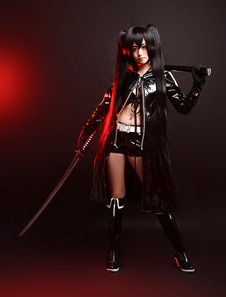 Cosplay costume comme Black Rock Shooter dans VOCALOID
