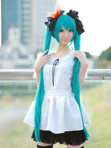 Cosplay costume Hatsune Miku dans VOCALOID