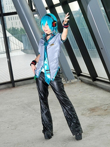 Vocaloid Hatsune Miku Halloween Cosplay Costume Version garçon