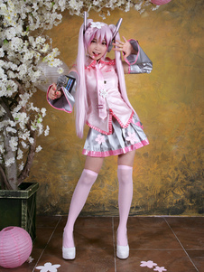 Hatsune Miku costume de cosplay venu de cartoon VOCALOID