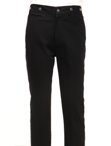 Pantalons noir steampunk hommes Cotton