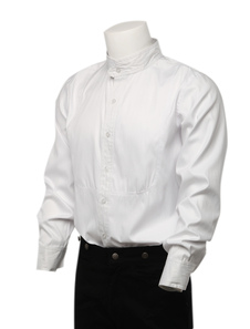 Chemise steampunk rétro blanche