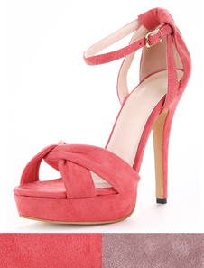 Attrayants escarpins à bout pointu et talons aigus micro daim