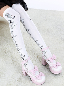 Chaussettes Lolita confortables motif Artwork