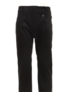 Pantalons rétro steampunk noir