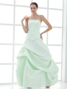 Robe mère de mariés bustier pailletée longueur plancher