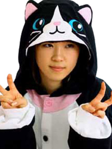 Pyjama à capuche d'une pièce comme chat