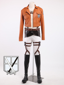 Toussaint Cosplay Costume comme Eren Jaeger dans Attack on Titan