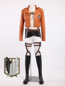 Toussaint Cosplay Costume comme Eren Jaeger de Attack on Titan
