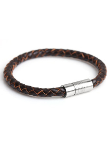 Fermoir magnétique inox tissé Bracelet Design masculin