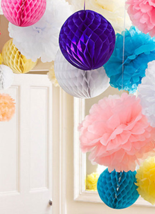 4 Pièces mode papier perle mariage décoration ballon