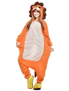 Costume Kigurumi de lion jaune