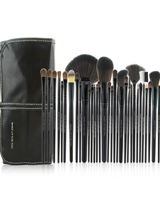 Ensemble de 32 brosses de maquillage noires