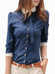 Chemise femme à manches mi-longeues