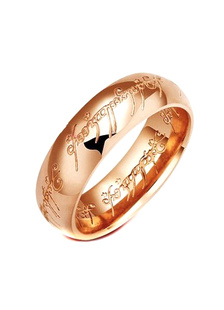 Bague homme or creusé de mots