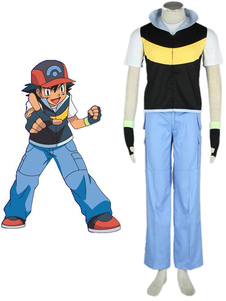 Pokémon Ash Ketchum Cosplay Costume