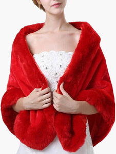 Élégant Faux Cap couverture de fourrure