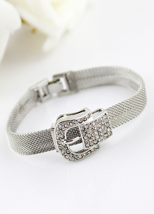 Bracelet chaîne métallique punk