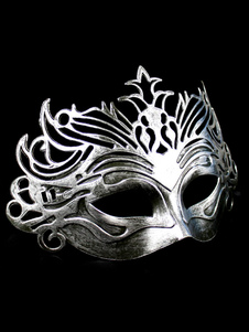 Masque festival romain métallisé pour adultes