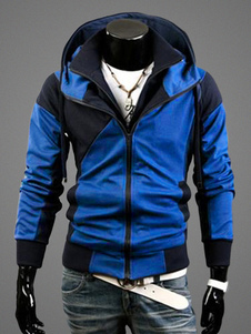 Blouson à capuche en coton moulant