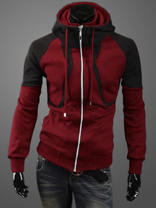 Veste en coton bicolore color-block de faux deux-pièces