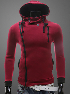 Sweat moulant à capuche en coton mélangé