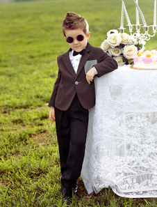 Costume cortège enfant en polyester bordeaux