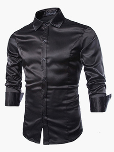 Chemise en coton unicolore