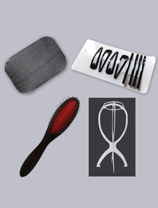 Accessoires de perruque synthétique de 4 pièces