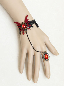 Bracelet Lolita joli coton noir