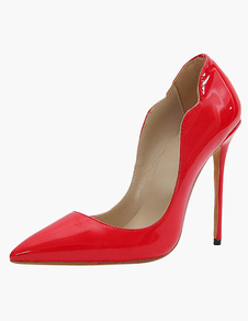 Brevet PU pointu chaussures de charme