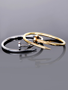 Bracelet de menottes en forme de vis tordu