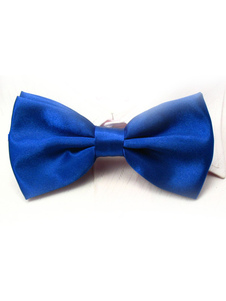 Noeud papillon fait en satin stretch de soie