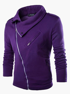 Blouson beau en coton unicolore