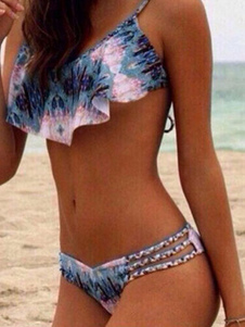 Sangles Ruffle maillots de bain Sexy Bikini 2017