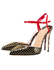 Talons aiguilles pointes a souligné Toe Shoes