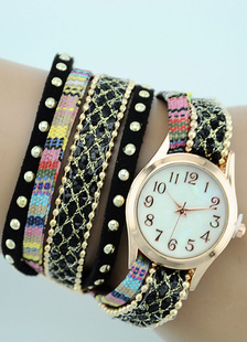 Rivets de montre de mode ethnique