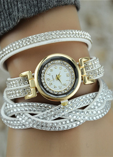 Strass Quartz euro-modèle montres