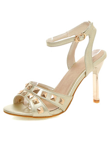 Chasuble talons Rivets sandales talon aiguille