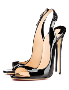 Boucle Stiletto sandales Chic