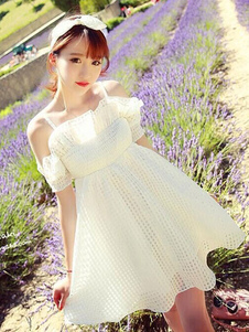 Sangles robe de Arganza blouse à manches courtes