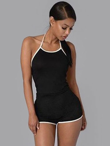 Magnétique combinaison féminine mode unicolore avec passepoil street style